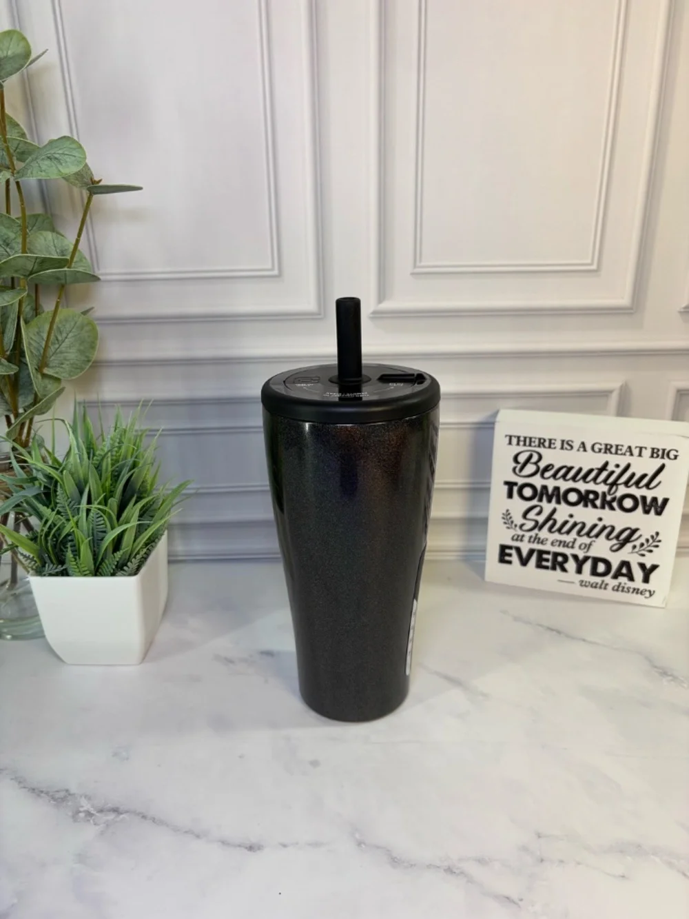 Brumate Glitter Charcoal Era 20oz BNWT